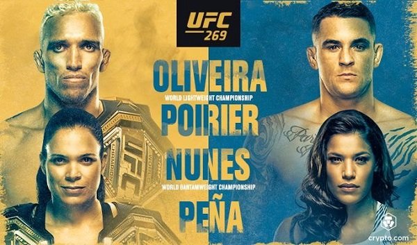 UFC 269 11 декабря 2021 смотреть онлайн